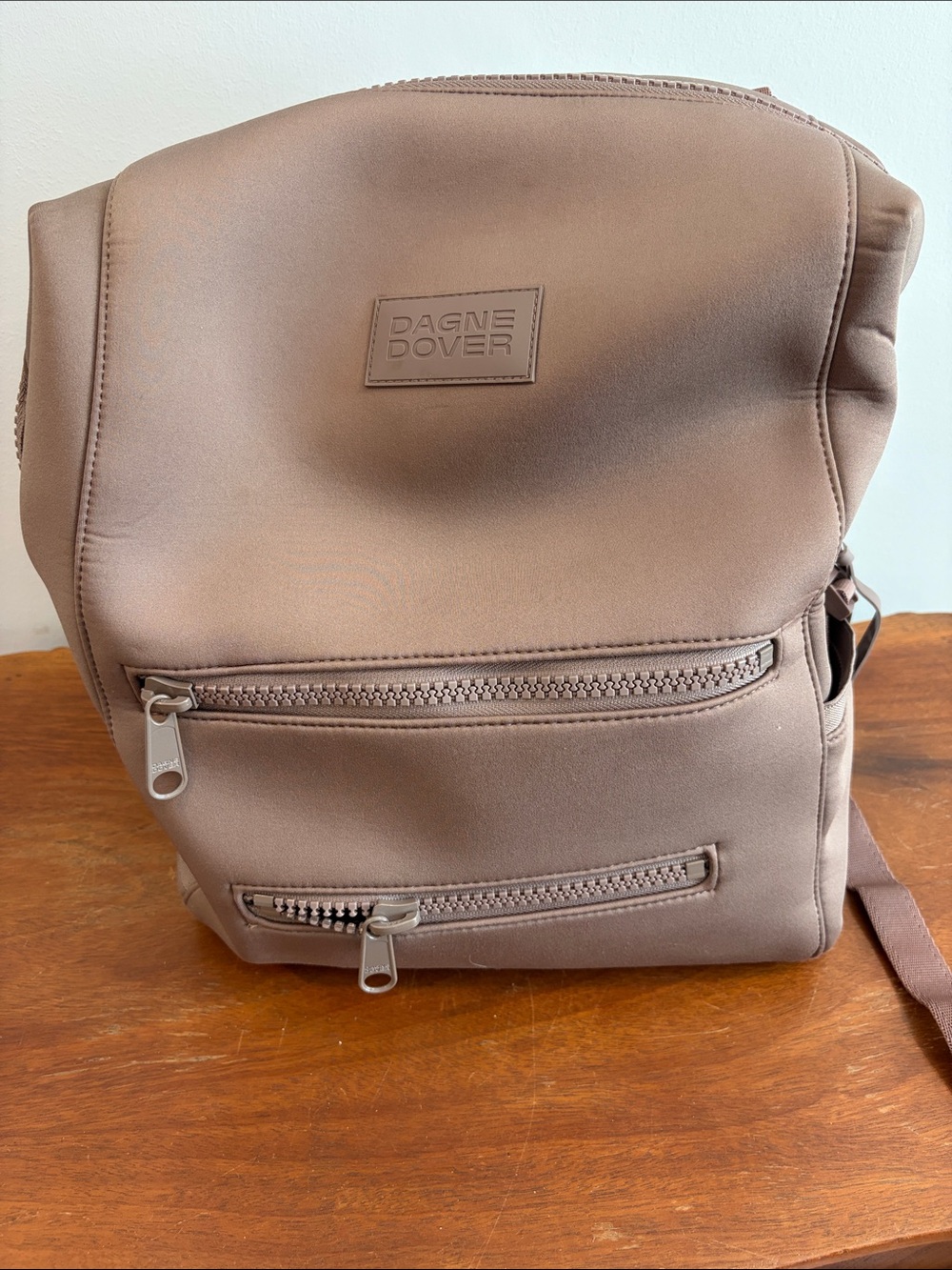Dagne Dover Large Indi Neoprene Diaper Backpack in Dune